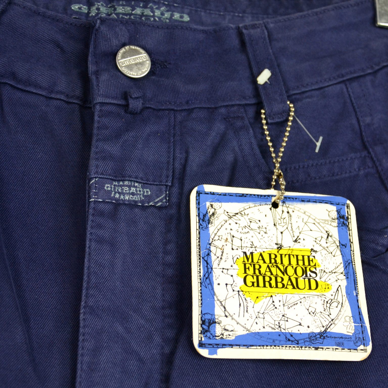 Jean droit MARITHÉ & ANÇOIS GIRBAUD Bleu taille 42 en Coton - 58460521