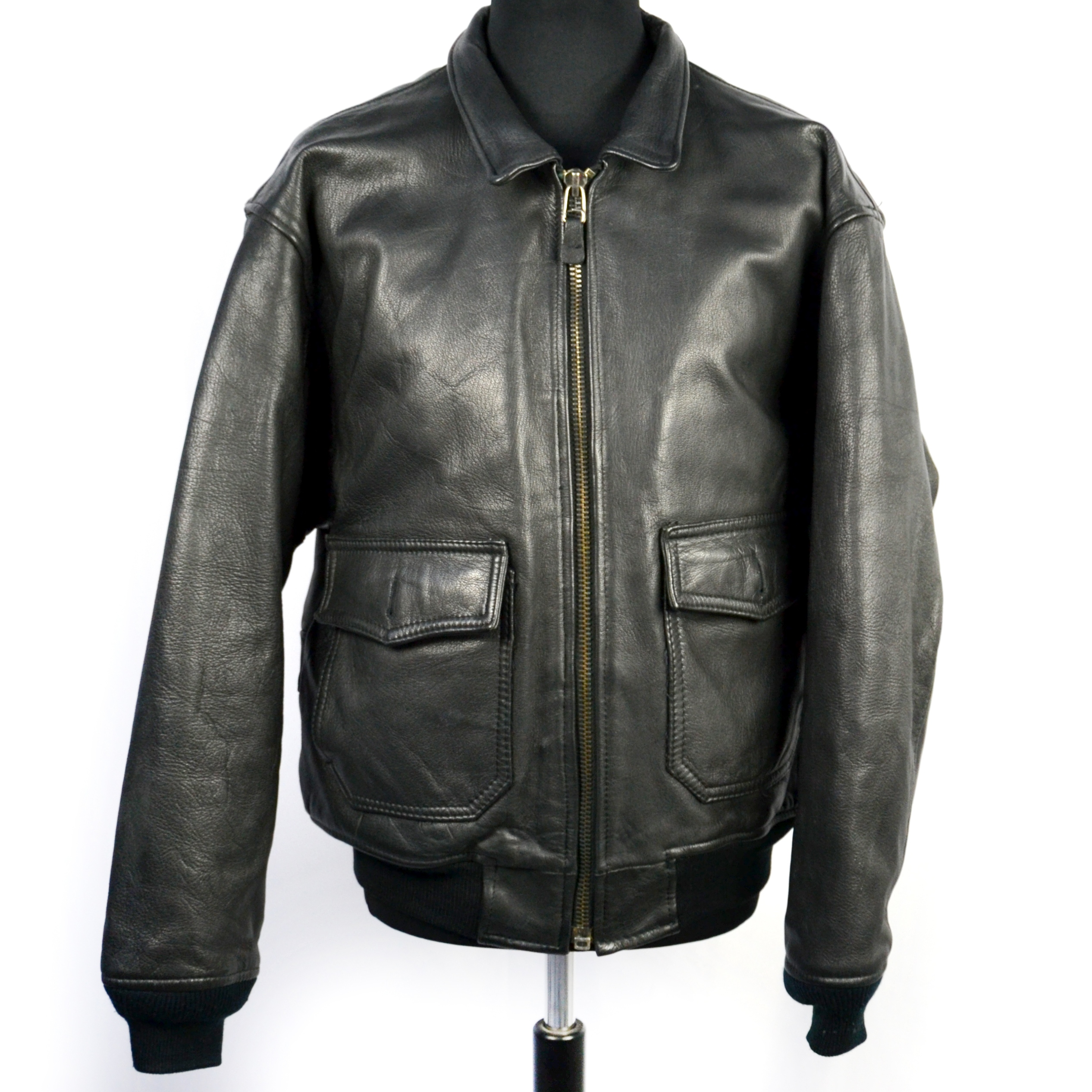 Chaqueta cuero / Leather jacket / Avirex - Magpie Vintage